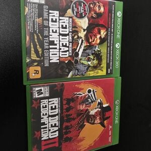 Red Dead Redemption & Red Dead II + Undead Redemption 3 Game Bundle -